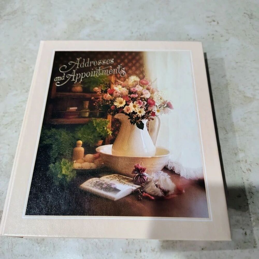 Adresses and appointments pristine 80s book